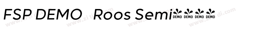 FSP DEMO   Roos Semi字体转换